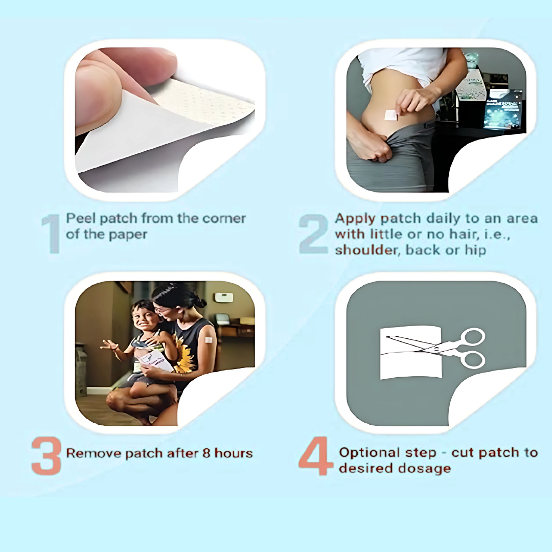 Vitamin B Complex Patches - Full B1–B12 Coverage (30-Day Supply)