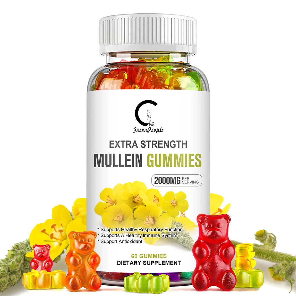 Mullein Leaf Gummies 60 Day Supply (60pc)