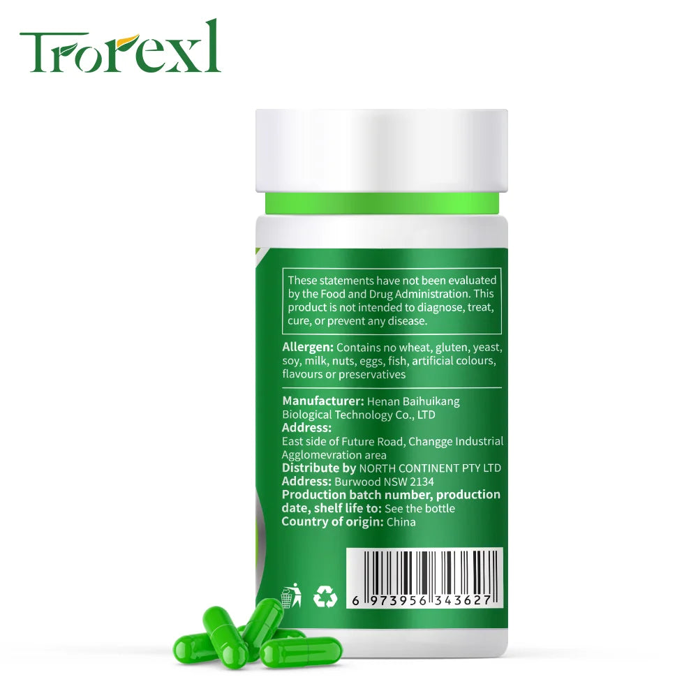 Lotus Leaf Extract Tea Polyphenol Capsules Detox & Fat Burner Night Enzymes, Appetite Suppressant Diet Pills - Thousands Lost Weight Within 3-4 Weeks