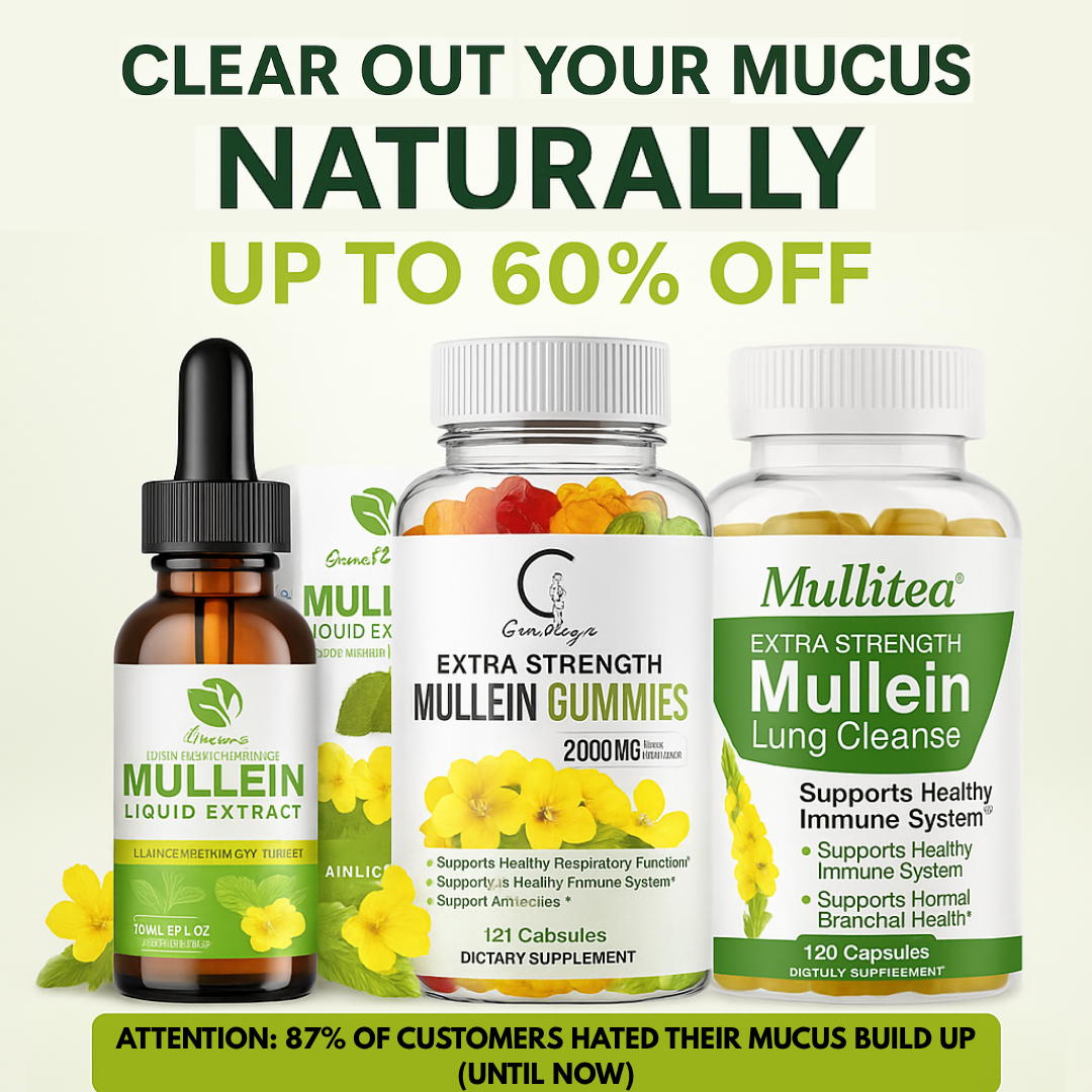 Mulittea Natural Mullein Leaf Capsules 60 Day Supply (120pc)