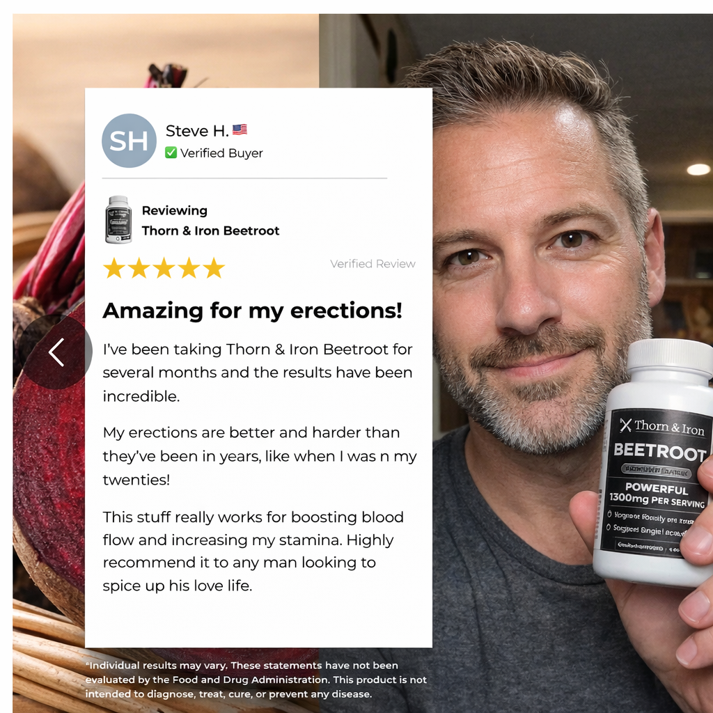Thorn & Iron Beetroot Capsules To Support Blood Flow And Male Vitality*