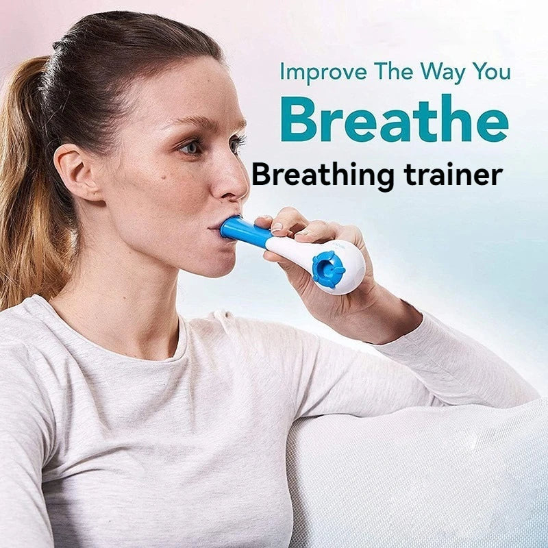 Natural Breathing Exerciser Trainer - Strengthens the lung muscles so you STAY strong