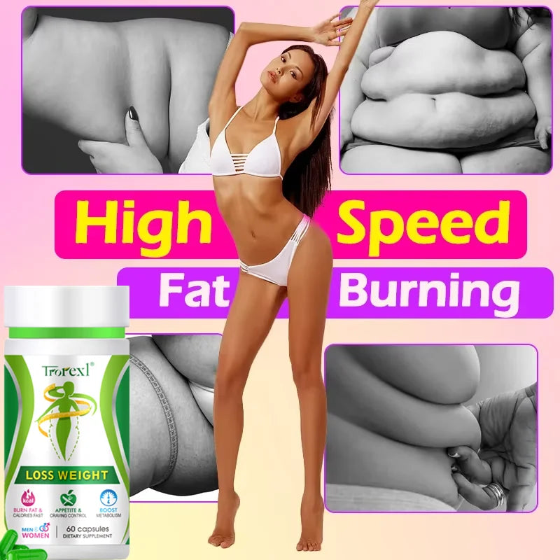 Lotus Leaf Extract Tea Polyphenol Capsules Detox & Fat Burner Night Enzymes, Appetite Suppressant Diet Pills - Thousands Lost Weight Within 3-4 Weeks