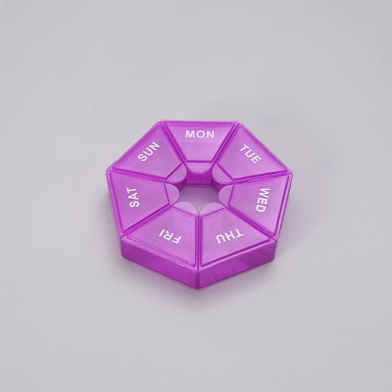 Small Portable Travel Vitamin Pill Box