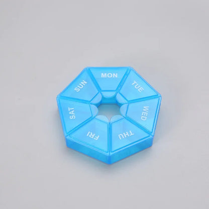 Small Portable Travel Vitamin Pill Box