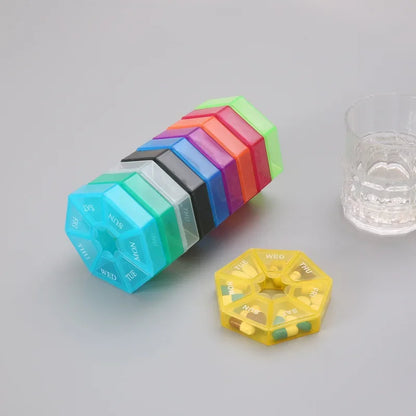 Small Portable Travel Vitamin Pill Box