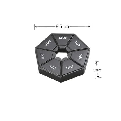 Small Portable Travel Vitamin Pill Box