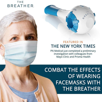 Natural Breathing Exerciser Trainer - Strengthens the lung muscles so you STAY strong