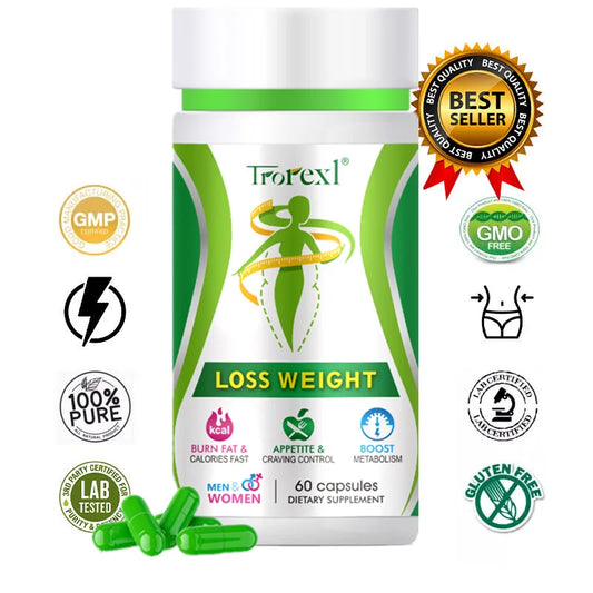 Lotus Leaf Extract Tea Polyphenol Capsules Detox & Fat Burner Night Enzymes, Appetite Suppressant Diet Pills - Thousands Lost Weight Within 3-4 Weeks