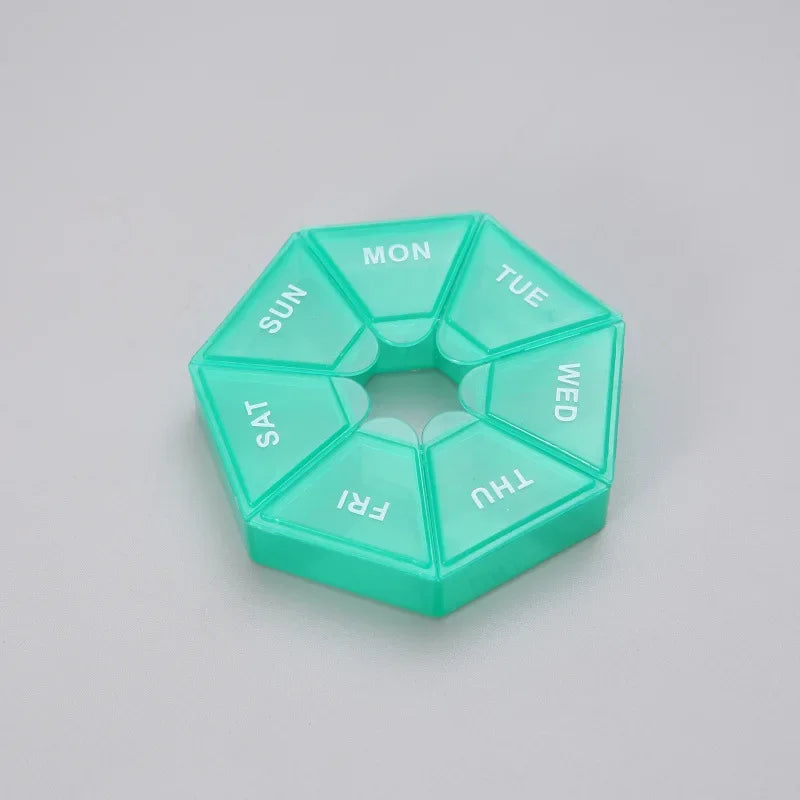 Small Portable Travel Vitamin Pill Box