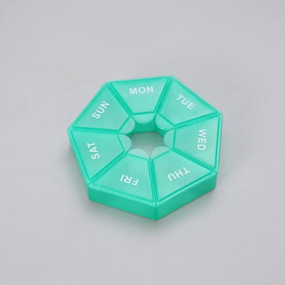 Small Portable Travel Vitamin Pill Box