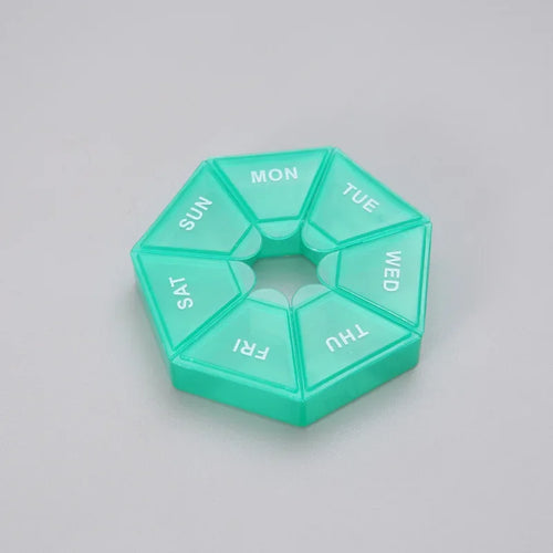 Small Portable Travel Vitamin Pill Box