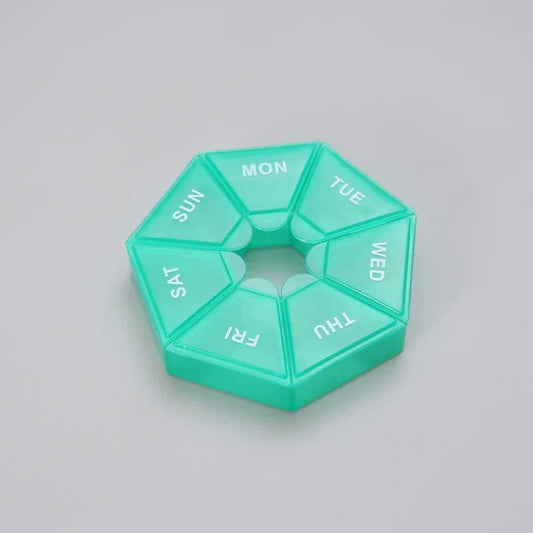 Small Portable Travel Vitamin Pill Box